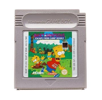 Bart Simpsons Escape from Camp Deadly [Gameboy], Spelcomputers en Games, Ophalen of Verzenden, Zo goed als nieuw