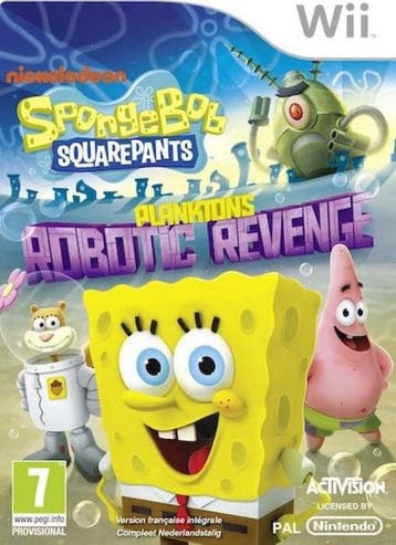 Spongebob Squarepants Planktons Robotic Revenge (Wii Games), Ophalen of Verzenden, Zo goed als nieuw