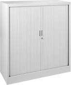 Roldeurkast – Dossierkast – Wit – Met slot - 105x120x45 cm, 100 tot 150 cm, Verzenden, 100 tot 150 cm, Nieuw