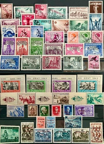 Duitse bezetting tijdens de Tweede Wereldoorlog 1943/1945 -, Gestempeld