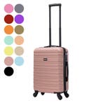 BlockTravel Reiskoffer - 39 liter - S - TSA - ABS Rose goud, Wieltjes, Hard kunststof, Verzenden, Nieuw