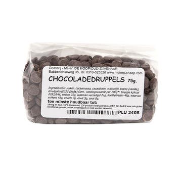 Molen de Hoop Bakvaste Chocoladedruppels 75 gr, Verzenden, Nieuw