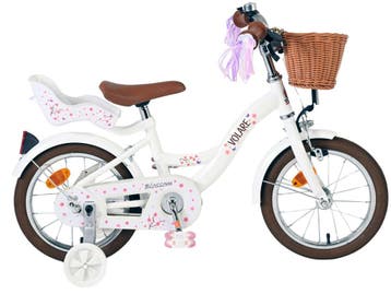 Volare Blossom Kinderfiets - Meisjes - 14 inch - Wit, Fietsen en Brommers, Fietsen | Meisjes, Verzenden, Nieuw, 14 inch of minder