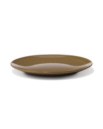 HEMA Ontbijtbord Ø20.5cm Monaco aardewerk donkerbruin, Huis en Inrichting, Keuken | Servies, Verzenden, Nieuw