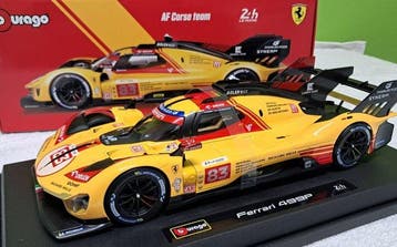 Bburago 1:18 - Model sportwagen - Ferrari 499P 3.0L Turbo V6, Nieuw