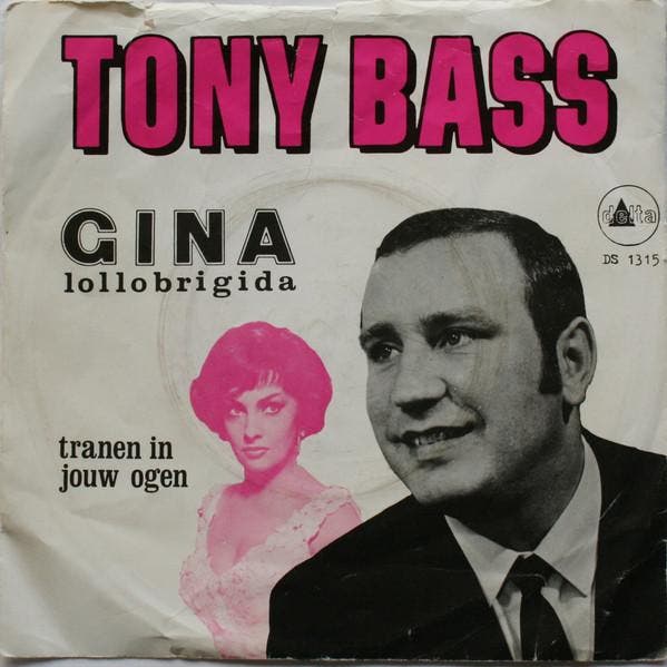 vinyl single 7 inch - Tony Bass - Gina Lollobrigida, Cd's en Dvd's, Vinyl Singles, Zo goed als nieuw, Verzenden