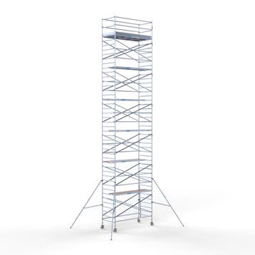 Rolsteiger Original 135x305 14,2m werkhoogte tegen de gevel, Verzenden, Nieuw, Rolsteiger of Kamersteiger, 2 tot 5 meter
