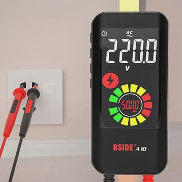 BSIDE A10 Digitale Multimeter - True RMS, NCV, Capaciteit &, Doe-het-zelf en Verbouw, Verzenden, Nieuw