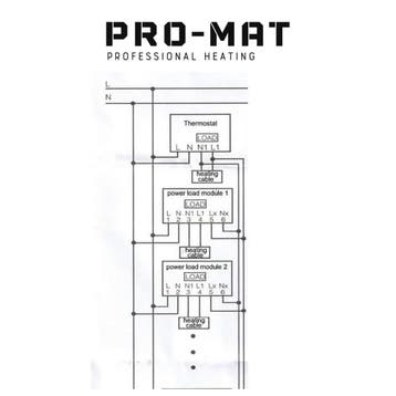 Load module uitbreiding  elektrische vloerverwarming Default, Doe-het-zelf en Verbouw, Verwarming en Radiatoren, Ophalen of Verzenden