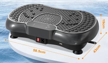 Vibratieplaat 99 Standen – Full Body Trainer met LED, Sport en Fitness, Verzenden, Nieuw