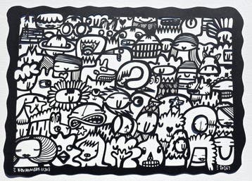 Kev Munday - We Are All Connected (Black) - Limited Edition