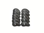 Veiling - Luxe Set van 10 Golfclub Covers – Zwart, Sport en Fitness, Nieuw