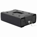 vidaXL Auto Safe met slot Zwart 22 x 16 x 7 cm Staal, Verzenden, Nieuw