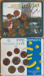 Griekenland, Luxemburg. Year Set (BU) 2002 (2 sets) (Zonder