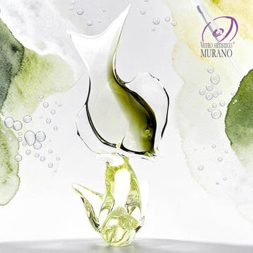 VM - sculptuur, Capolavoro di Luce: Pesce dOro in Vetro