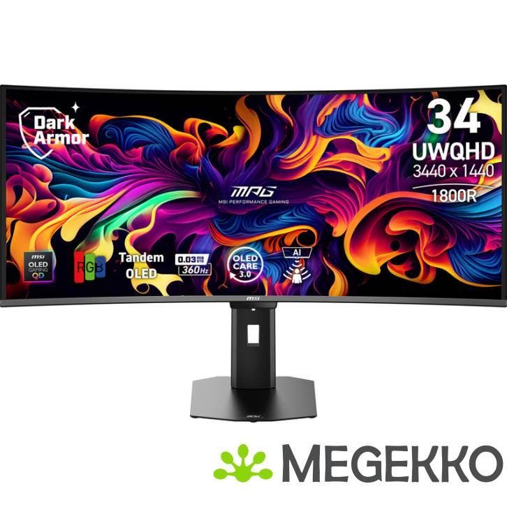 MSI MPG 341CQR QD-OLED X36 34  360Hz Wide Quad HD Gaming, Computers en Software, Monitoren, Nieuw, Verzenden