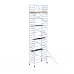 Basic rolsteiger 135 x 10,2m werkhoogte, Doe-het-zelf en Verbouw, Steigers, Verzenden, Nieuw, Rolsteiger of Kamersteiger, 5 meter of hoger