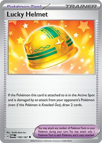 Lucky helmet 158/167 reverse holo Twilight Masquerade, Ophalen of Verzenden, Nieuw, Losse kaart, Foil