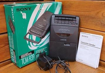 Sony - TCM-939 Cassetterecorder-speler, Nieuw