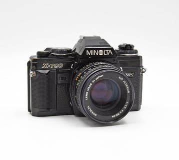 Minolta X-700 + MD Rokkor 1,7/50mm | Analoge camera, Nieuw