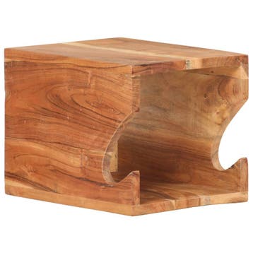 vidaXL Wandfietsenrek 35x25x25 cm massief acaciahout, Verzenden, Nieuw