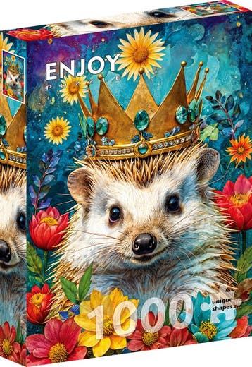 Crowned Hedgehog Puzzel (1000 stukjes) | Enjoy Puzzle -, Verzenden, Nieuw
