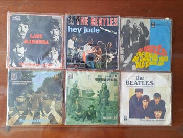 Beatles - 6 x Early Beatle singles from Spain in original, Cd's en Dvd's, Vinyl Singles, Nieuw in verpakking