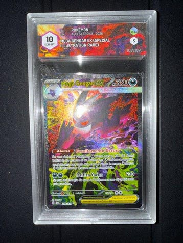 Pokémon - 1 Graded card - Mega Gengar EX Full art, Foil,, Nieuw