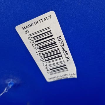 Magazijnbak, 580x360x250 mm, blauw kunststof, gebruikt -, Ophalen of Verzenden