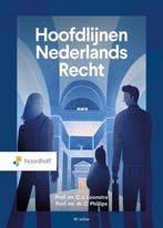 Boek Hoofdlijnen Nederlands Recht 9789001079789, Verzenden, Zo goed als nieuw