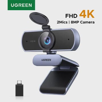 4K Webcam met Autofocus, AI Noise Cancelling Microfoons & Pr, Verzenden, Nieuw