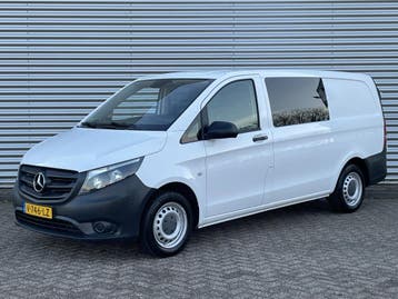 Mercedes-Benz Vito L2H1 | Financial Lease voor 280 p/mnd, Gebruikt, Euro 6, Overige carrosserieën, Wit