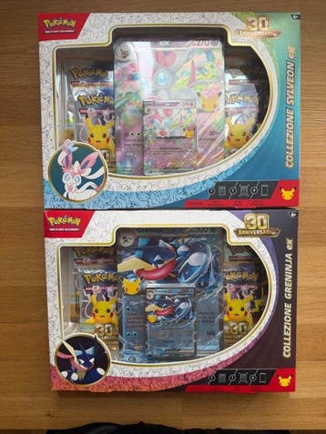 Pokémon - 2 Box - Greninja ex Box & Sylveon ex Box ITALIAN -, Nieuw