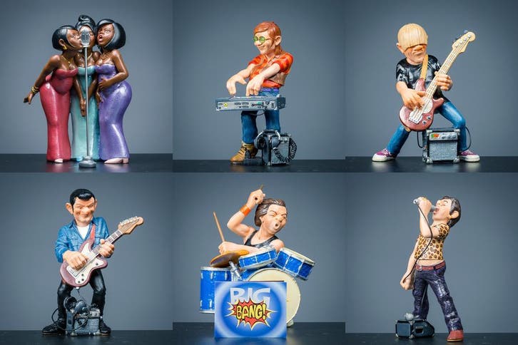 Beelden - zes muzikanten Big bang band - Parastone, Muziek en Instrumenten, Orkestbanden, Nieuw, Band, Verzenden