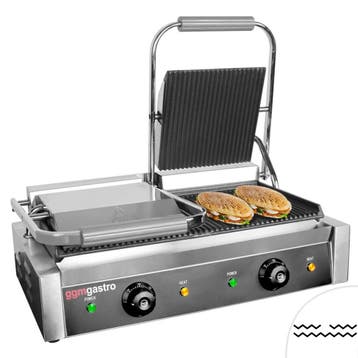 GGM Gastro | Contactgrill - 4400W - platen: boven & onder |, Verzenden, Nieuw