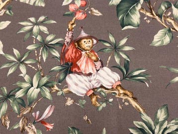 Exclusieve Tropical Monkey Style-stof – Katoen