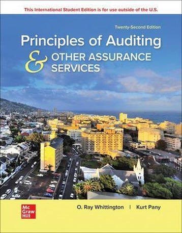 9781260598087 Principles of Auditing  Other Assurance Ser..., Verzenden, Zo goed als nieuw, Ray Whittington