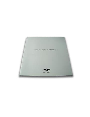 2009 BENTLEY CONTINENTAL SUPERSPORTS BROCHURE ENGELS, Nieuw, Author