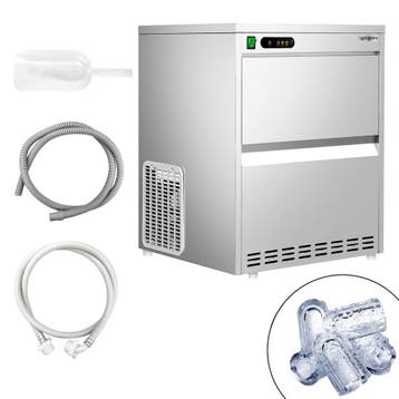 GGM Gastro | IJsblokjesmachine - holle cilinder - 52 kg/24 h, Verzenden