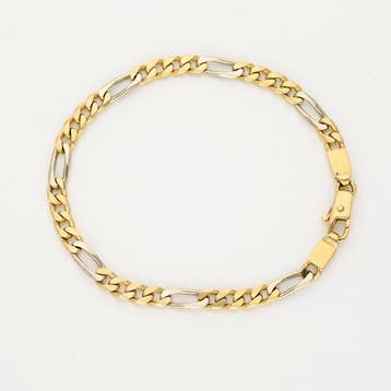 Armband - 14 karaat Geel goud, Witgoud, Nieuw