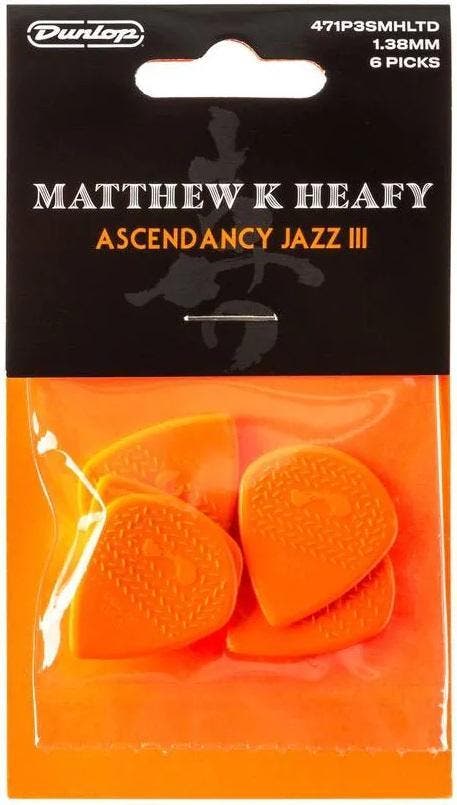 Jim Dunlop Matt Heafy Ascendacy Jazz III Max-Grip 1.38 mm, Verzamelen, Overige Verzamelen, Nieuw, Ophalen of Verzenden