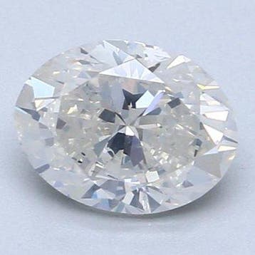 1 pcs Diamant (Natuurlijk) - 1.20 ct - Ovaal - H - SI2 -, Nieuw