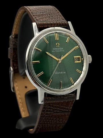 Omega - Geneve-Automatic-Green Dial-cal.565 - Heren -, Nieuw