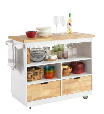 Keukentrolley met Lade, Werkblad en Kruidenrek op Wielen, Huis en Inrichting, Keuken | Keukenelementen, Verzenden, Nieuw