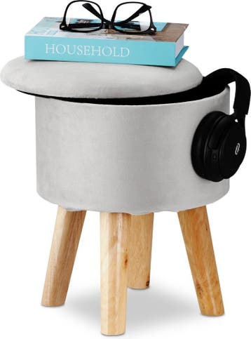 Krukje met opbergruimte hoogte 36 cm - diameter 30 cm -, Huis en Inrichting, Verzenden, Nieuw
