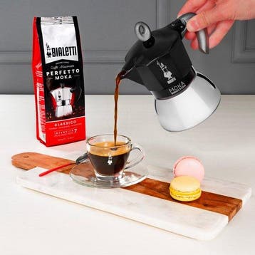 Bialetti Moka Induction - Percolator - Zwart - 4 kops, Verzenden, Nieuw