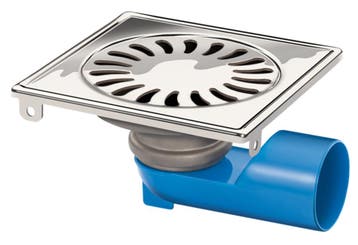 Afvoerput | RVS | 150 x 150 mm HorecaTraders, Verzenden, Nieuw in verpakking