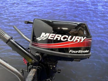 Mercury 5 pk buitenboordmotor, Minder dan 5 pk, Viertaktmotor, Ophalen of Verzenden, Zo goed als nieuw