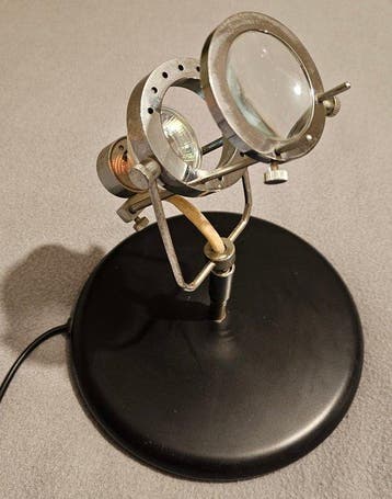 Bureaulamp - Metaal, Glas - Italiaans design
