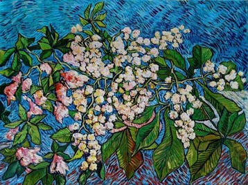 Italiaanse school (XX) - Blossoming Chestnut Branches -